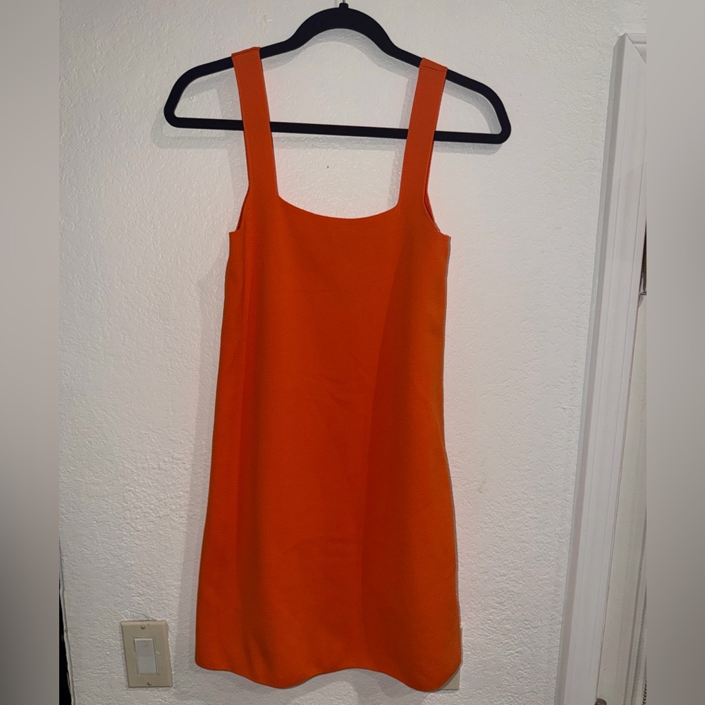 Zara Bold Orange Knit Top